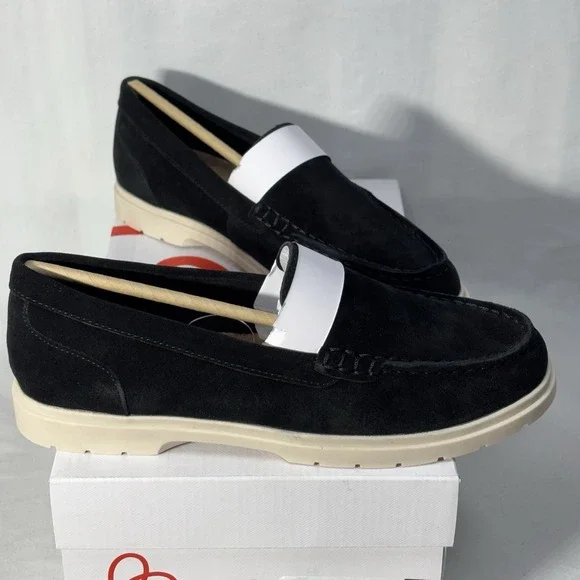 Blondo Alex Waterproof Moc Toe Black Suede Loafers Sneakers Slip On‎ Size 7M NEW - Picture 2 of 12